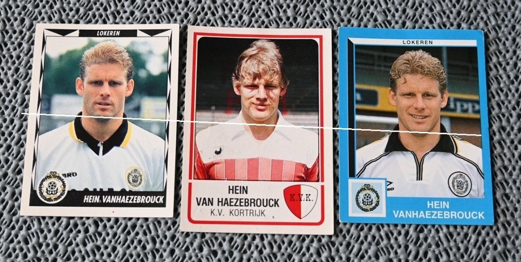 Panini / Football 86,99,00 Vanhaezebrouck / Lokeren Kortrijk, Verzenden, Zo goed als nieuw, Poster, Plaatje of Sticker