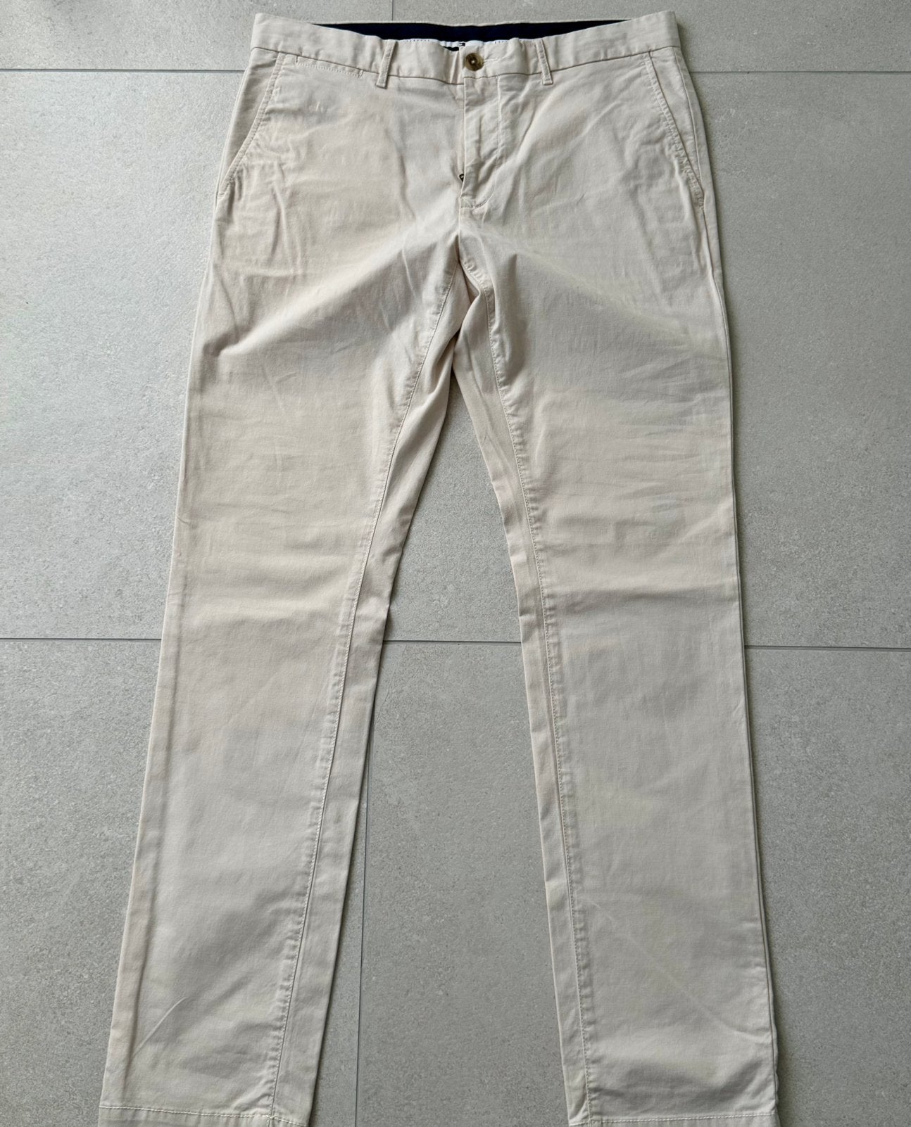 Pantalon d'été Tommy Hilfiger, Enlèvement ou Envoi, Comme neuf, Taille 52/54 (L), Beige