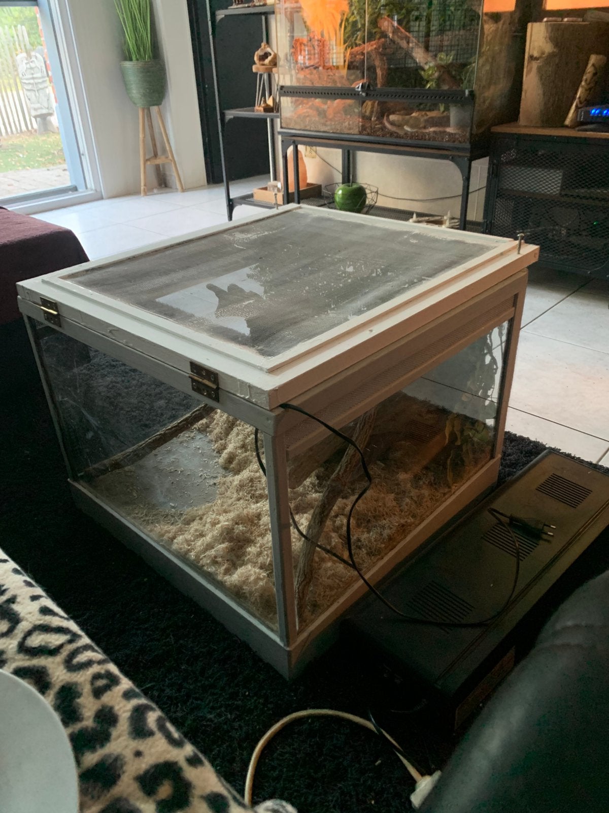 Terrarium,salontafel, Dieren en Toebehoren, Ophalen, Verlichting