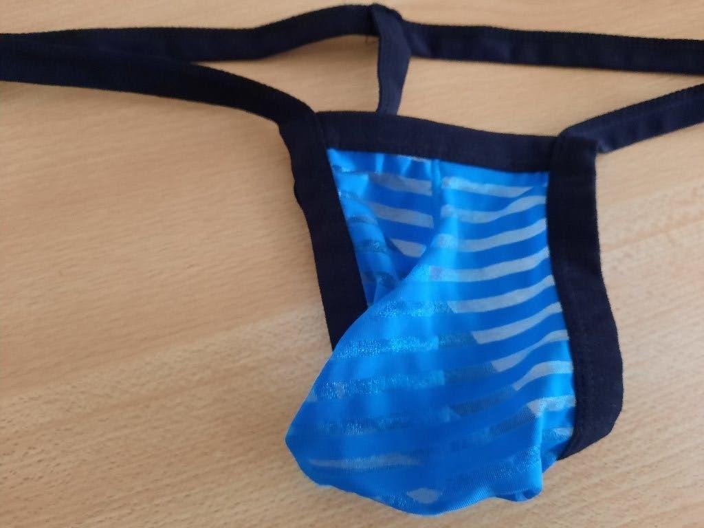 String à rayures translucides, Enlèvement ou Envoi, Bleu, Geen merk, Slip