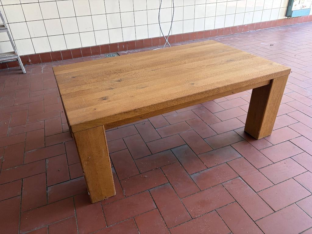 Eiken salontafel, Ophalen, Zo goed als nieuw, Eikenhout