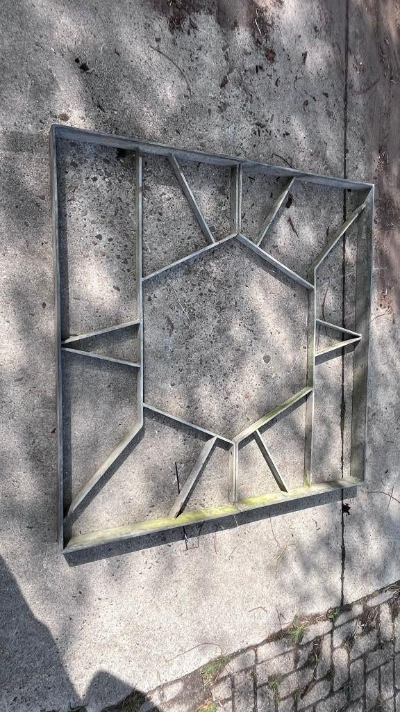 Gegalvaniseerd Boomrooster 130 x 130 cm modern, Tuin en Terras, Planten | Bomen, Overige soorten, Ophalen