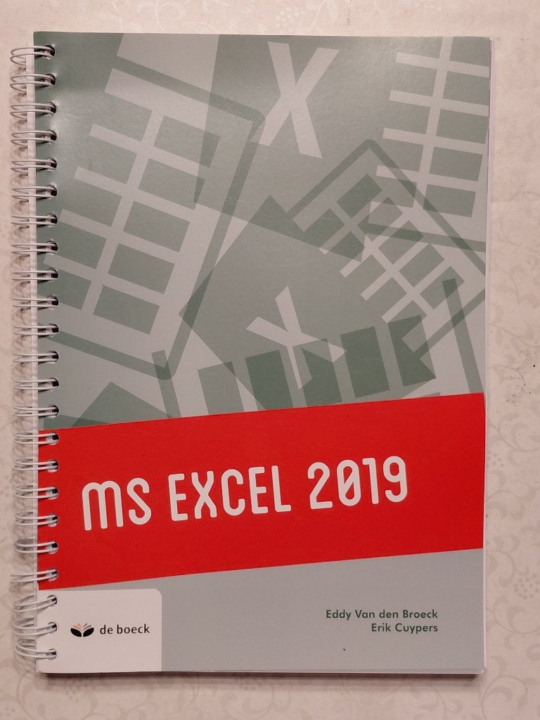 MS Excel (2019), Boeken, Ophalen of Verzenden, Zo goed als nieuw, Hoger Onderwijs, De Boeck