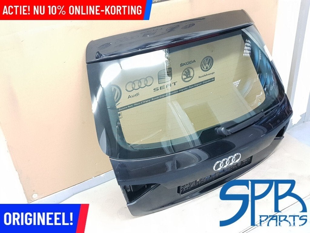 Achterklep zwart metallic Audi A4 RS4 S4 B8 8K AVANT STATION, Audi, Gebruikt, Achterklep, Audi