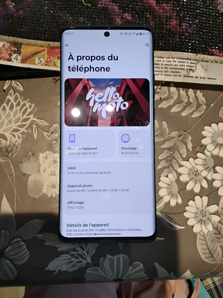 Motorola edge 50 pro, Télécoms