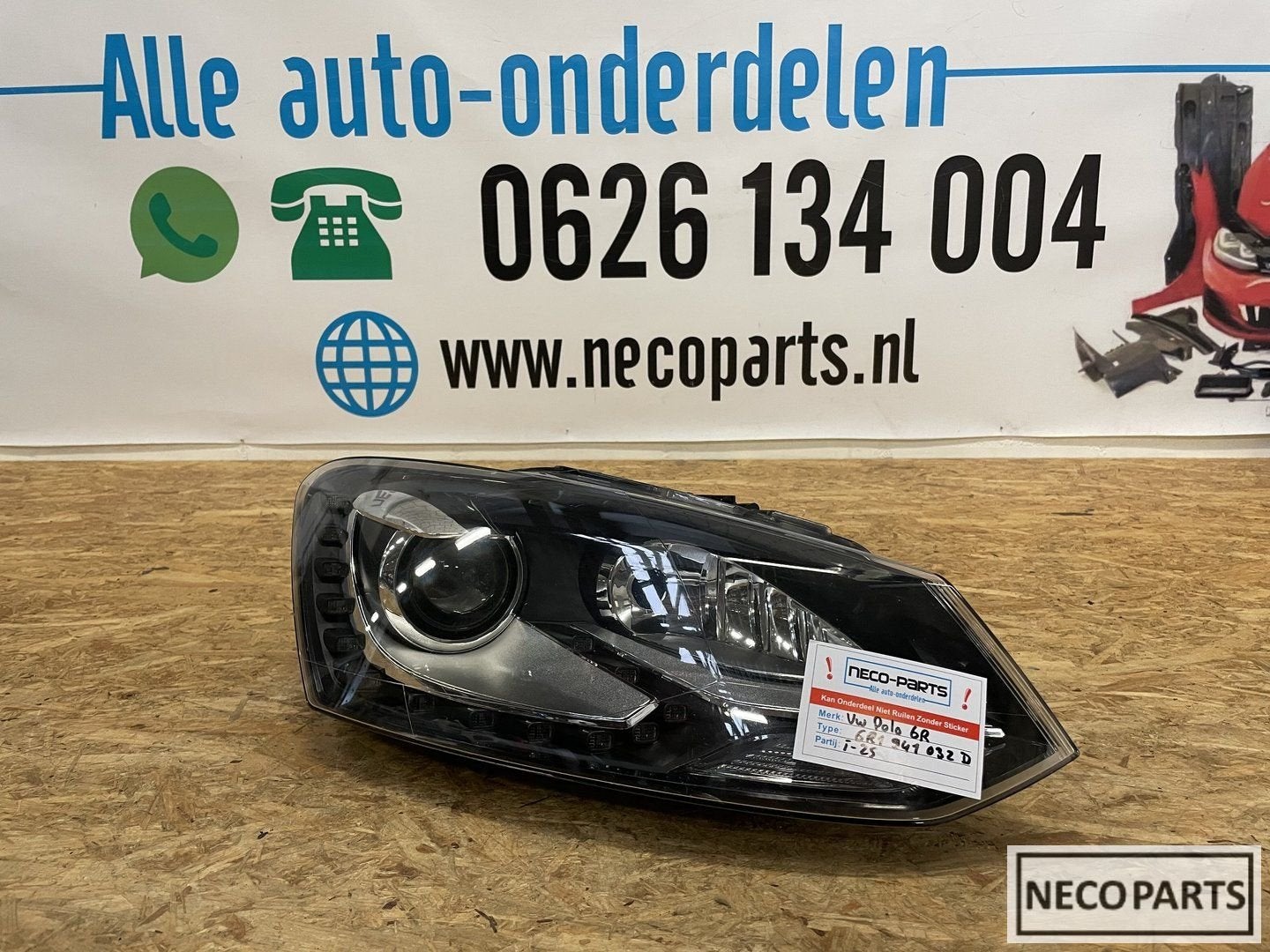 VW POLO 6R XENON LED KOPLAMP RECHTS ORIGINEEL 6R1941032D, Volkswagen, -, Utilisé, -