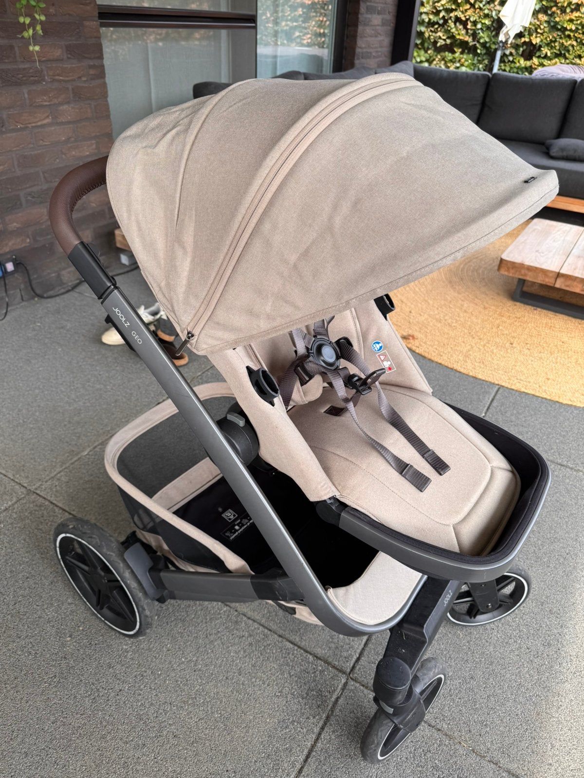 Joolz Geo 3 kinderwagen sandy taupe, Ophalen, Zo goed als nieuw, Kinderwagen