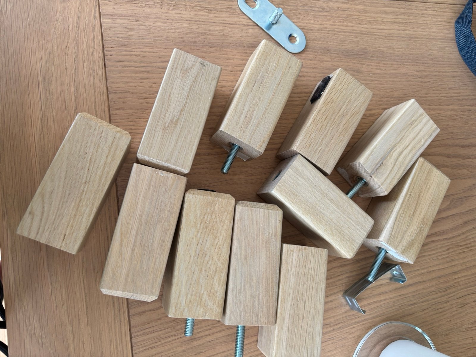 Pied chene pour meuble BESTA IKEA, Enlèvement, Comme neuf