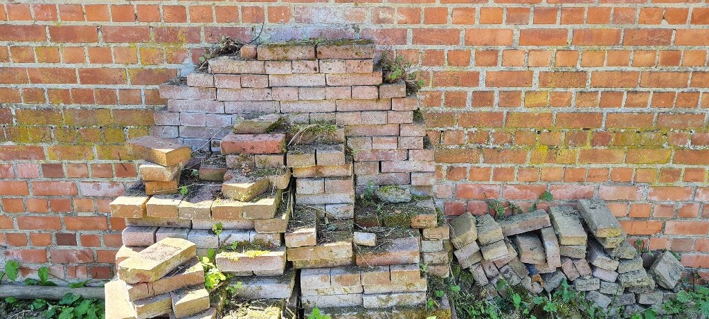 Bouw - bakstenen, Doe-het-zelf en Bouw, Metselstenen, Zo goed als nieuw, Bakstenen, Ophalen