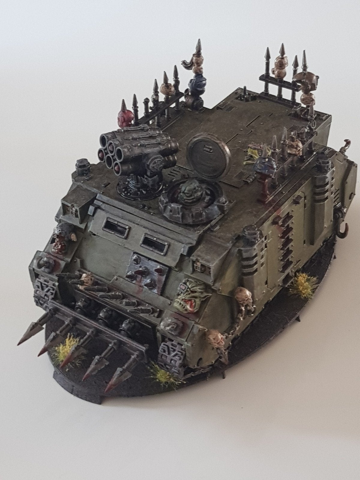 WH40K Death Guard : Chaos Rhino, Peint, Enlèvement ou Envoi, Figurine(s), Warhammer