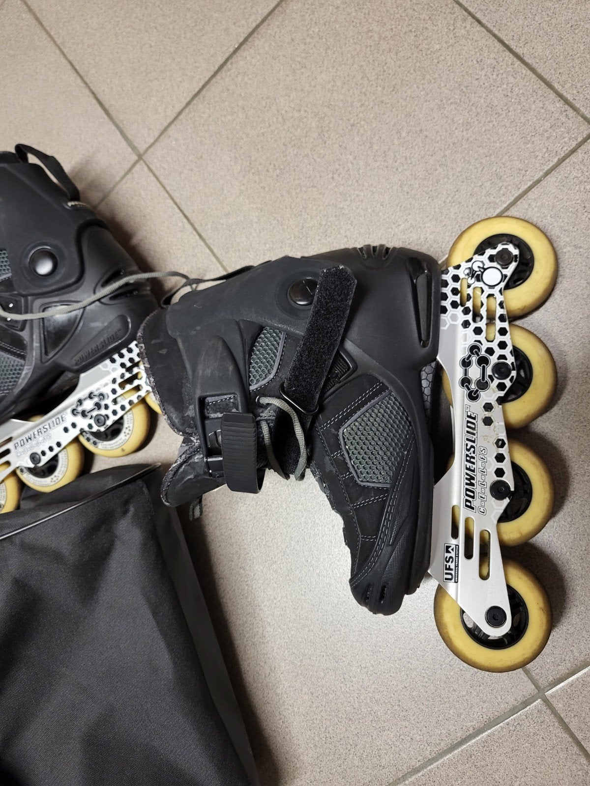 Skeelers maat 39 met bescherming van Oxelo Fit 500 maat M, Sport en Fitness, Skeelers, Zo goed als nieuw, Inline skates 4 wielen