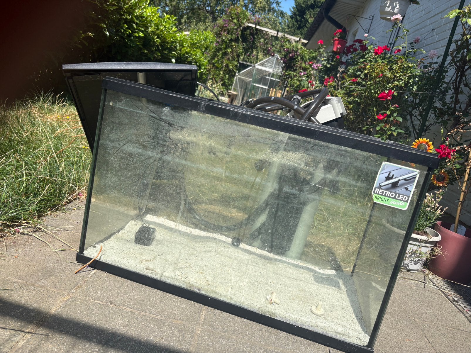 Aquarium marque Superfish 160 litres., Animaux & Accessoires, Poissons | Aquariums & Accessoires, Comme neuf, Aquarium vide, Couvercle inclus