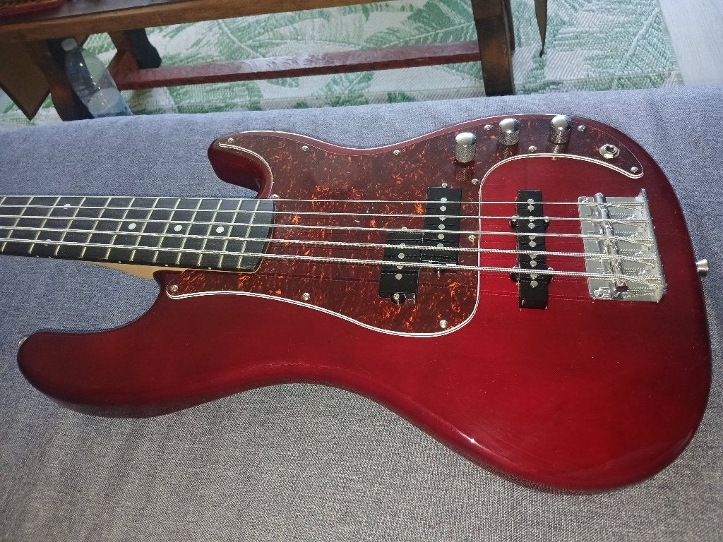 Basse Harley Benton PJ-5 HTR Deluxe Series, Musique & Instruments, Enlèvement, Comme neuf, Solid body, Autres marques