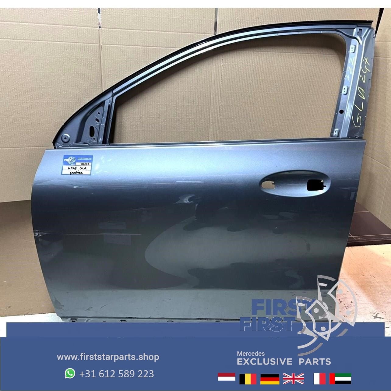 H247 GLA DEUR PORTIER GRIJS LINKS VOOR Mercedes GLA Klasse 2, Utilisé, Porte, -, Enlèvement ou Envoi