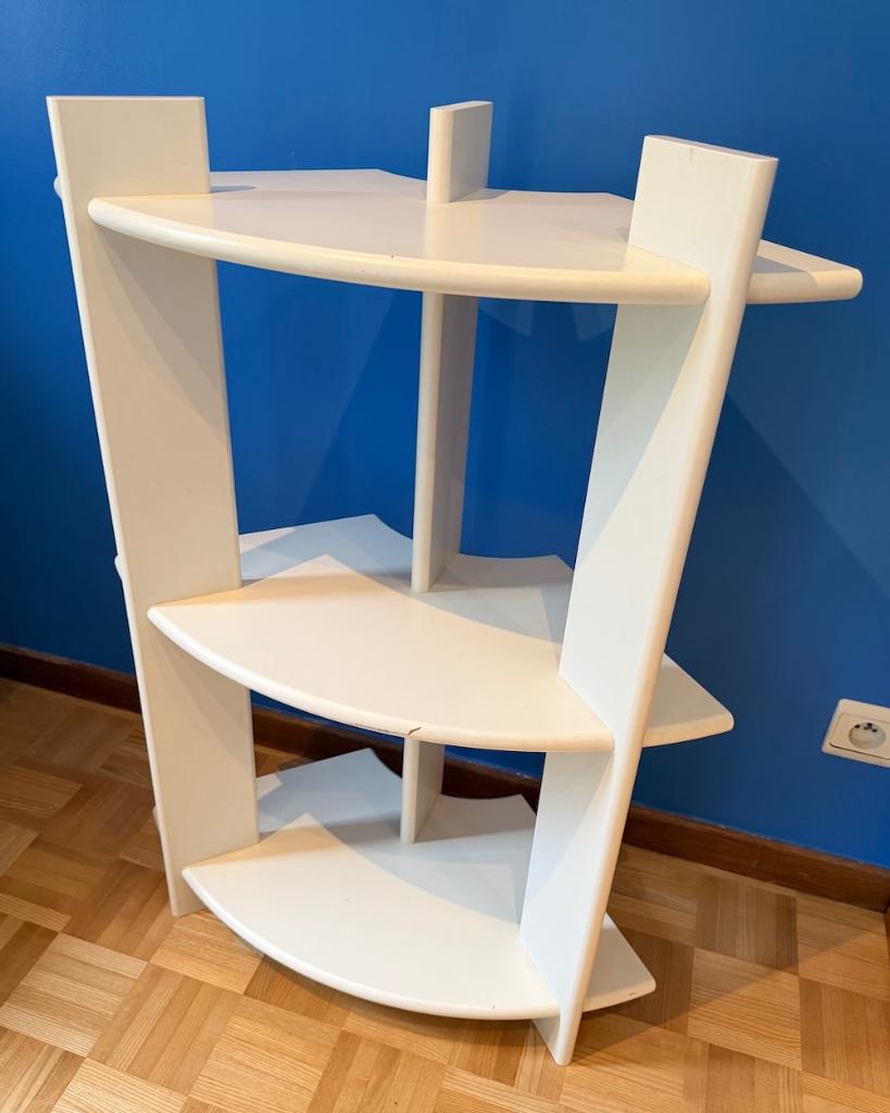 witte houten hoekplank, Huis en Inrichting, Woonaccessoires | Etagères, Ophalen, Gebruikt