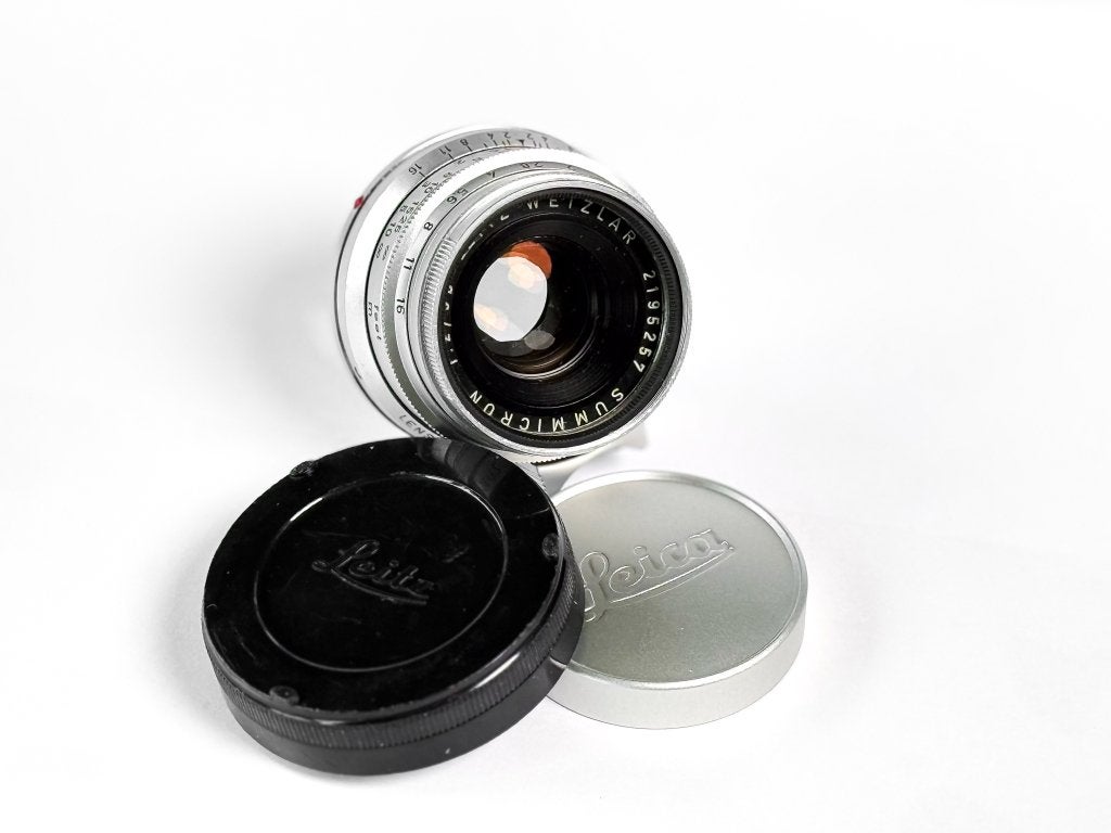 Leitz Wetzlar Summicron-M 35mm f/2 V1 8-element, Ophalen of Verzenden, Zo goed als nieuw