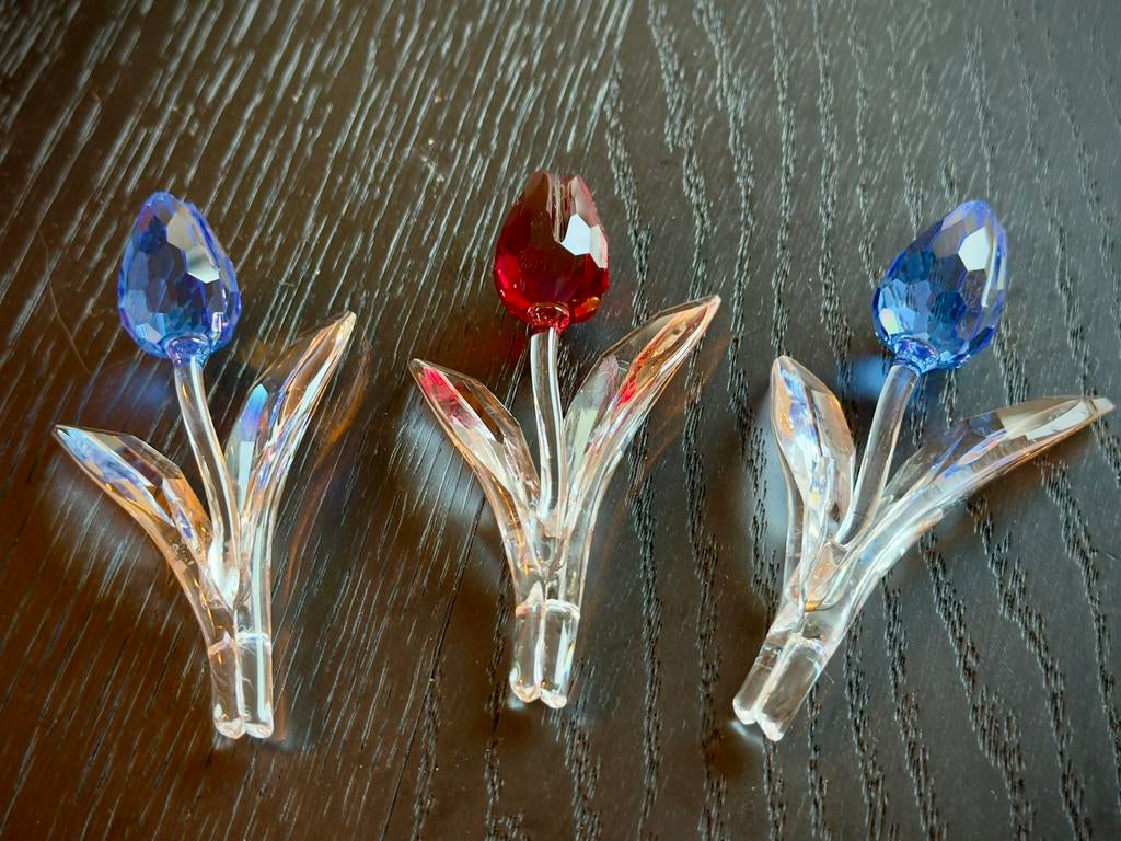 3 prachtige Swarovski tulpen, Verzamelen, Swarovski, Ophalen of Verzenden, Zo goed als nieuw