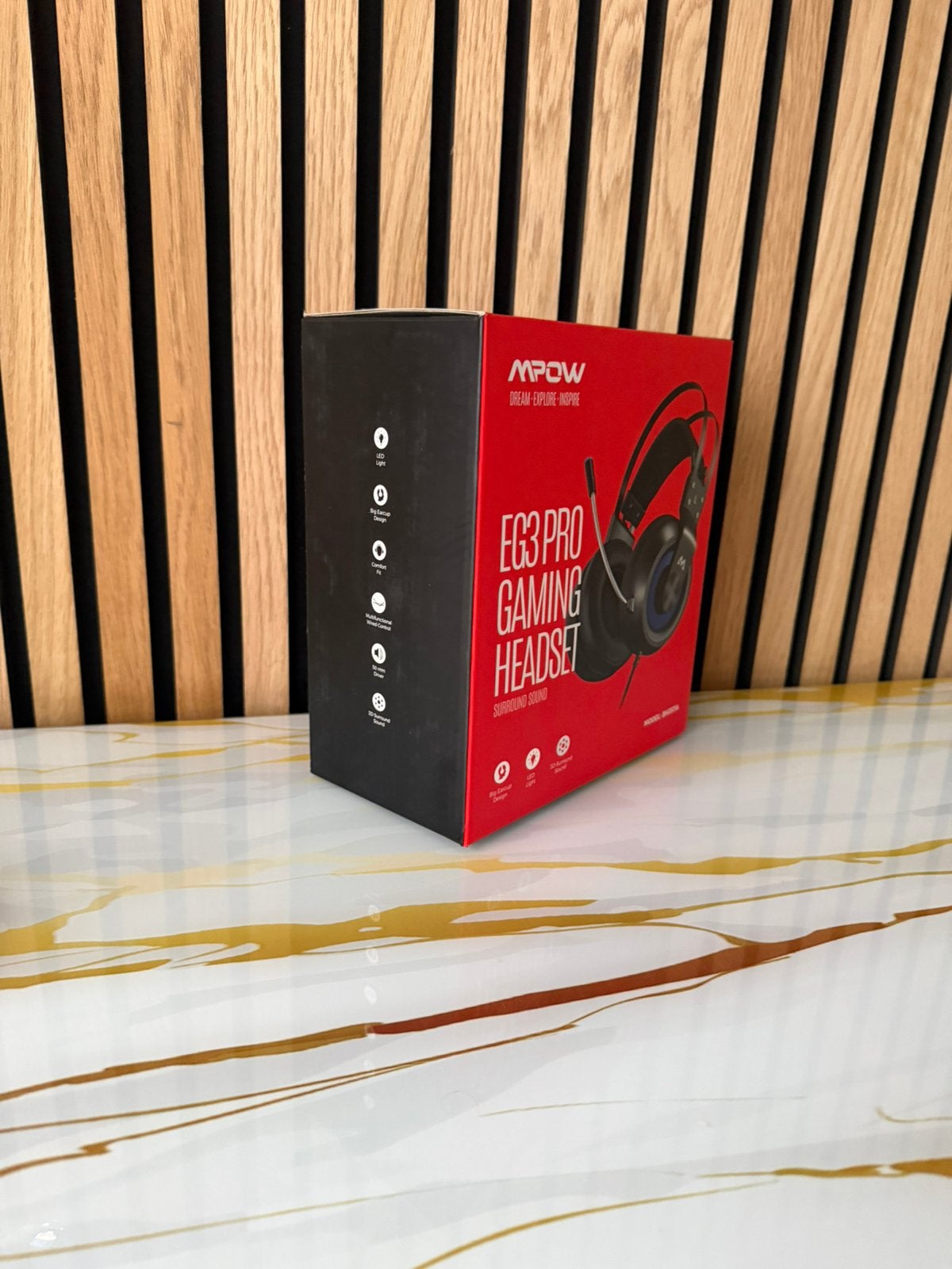 Mpow EG3 Pro Gaming Headset – Werkt goed, Ophalen, Zo goed als nieuw