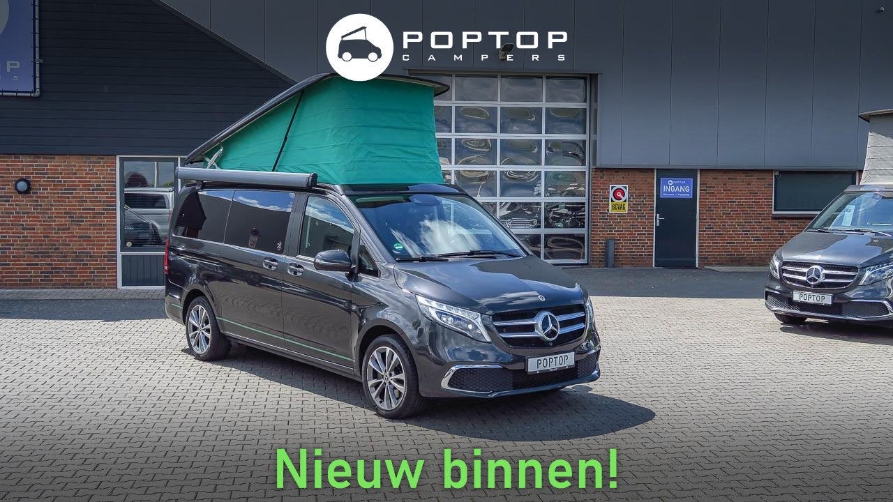 Mercedes V-klasse Marco Polo, Caravans en Kamperen, Mobilhomes, Automaat, Buscamper of Camperbus, Mercedes-Benz, Bedrijf