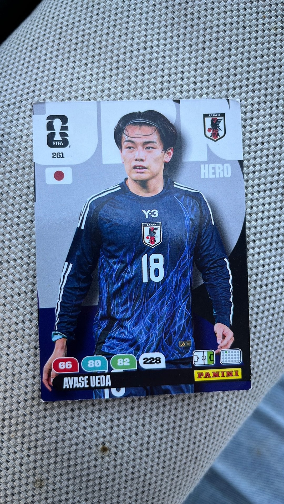 Panini wk 2026 japan sticker/kaart, Ophalen of Verzenden, Zo goed als nieuw, Plaatje