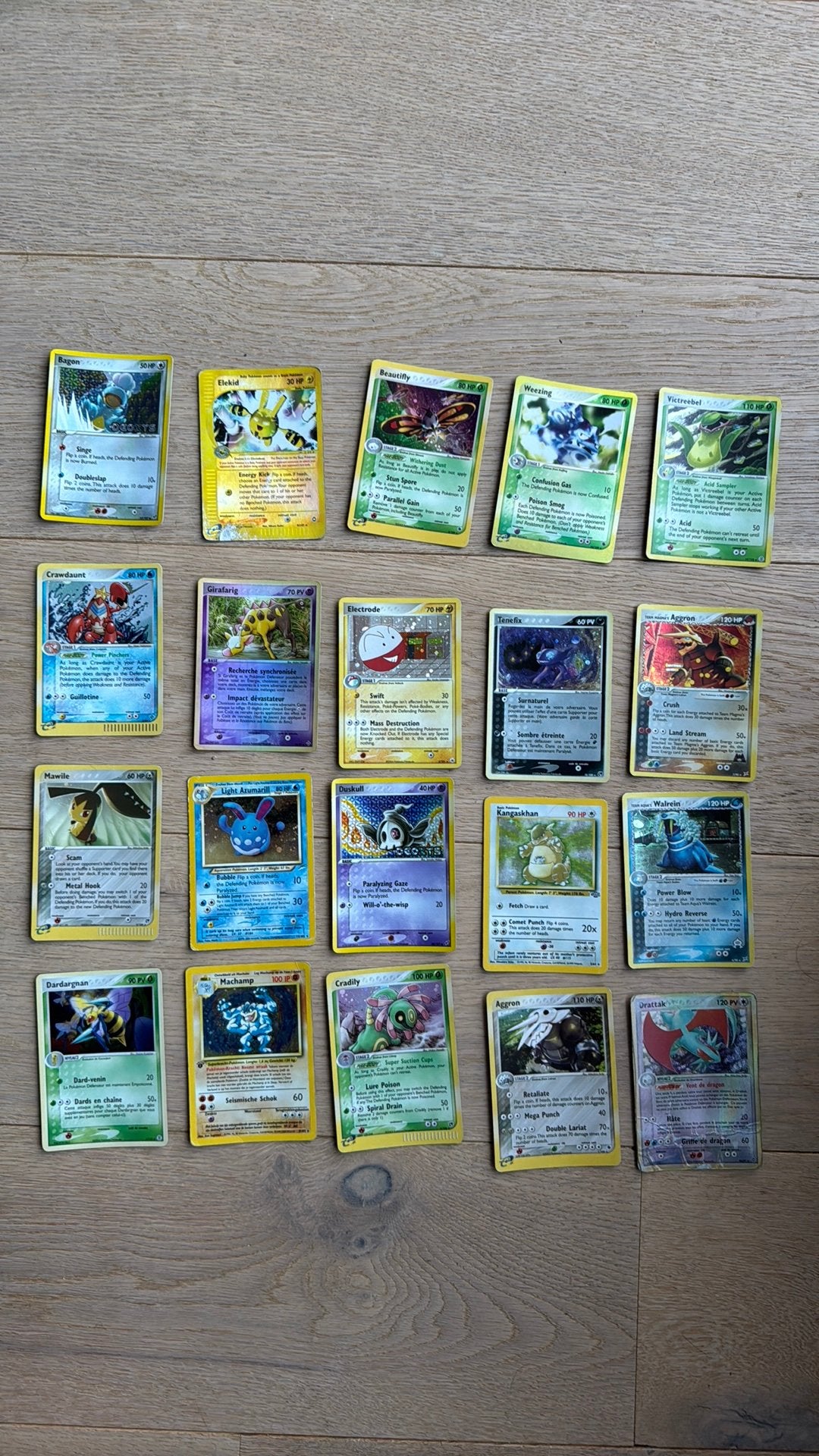 Assortiment cartes pokemon shiny, Enlèvement ou Envoi, Utilisé