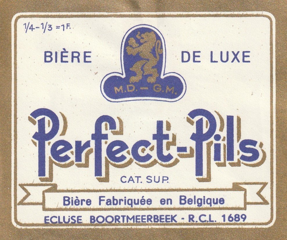 bieretiket Ecluse Het Sas Boortmeerbeek : Perfect pils #1, Verzamelen, Verzenden, Gebruikt, Overige typen, Overige merken