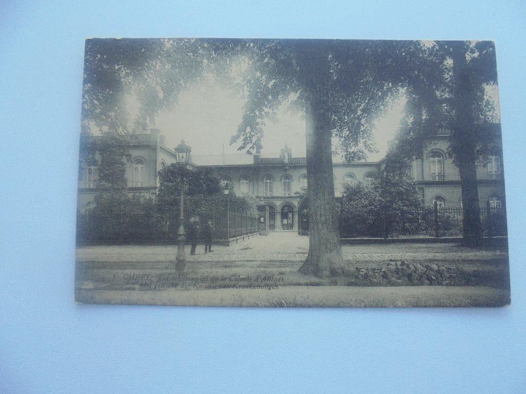 geel -kolonie der krankzinnigen, Verzamelen, Verzenden, 1920 tot 1940, Gelopen, Antwerpen