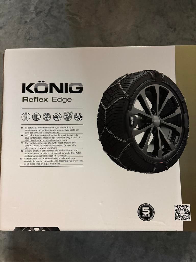 Nouvelles chaînes à neige König Reflex Edge, Autos : Divers, Chaînes, Enlèvement, Neuf