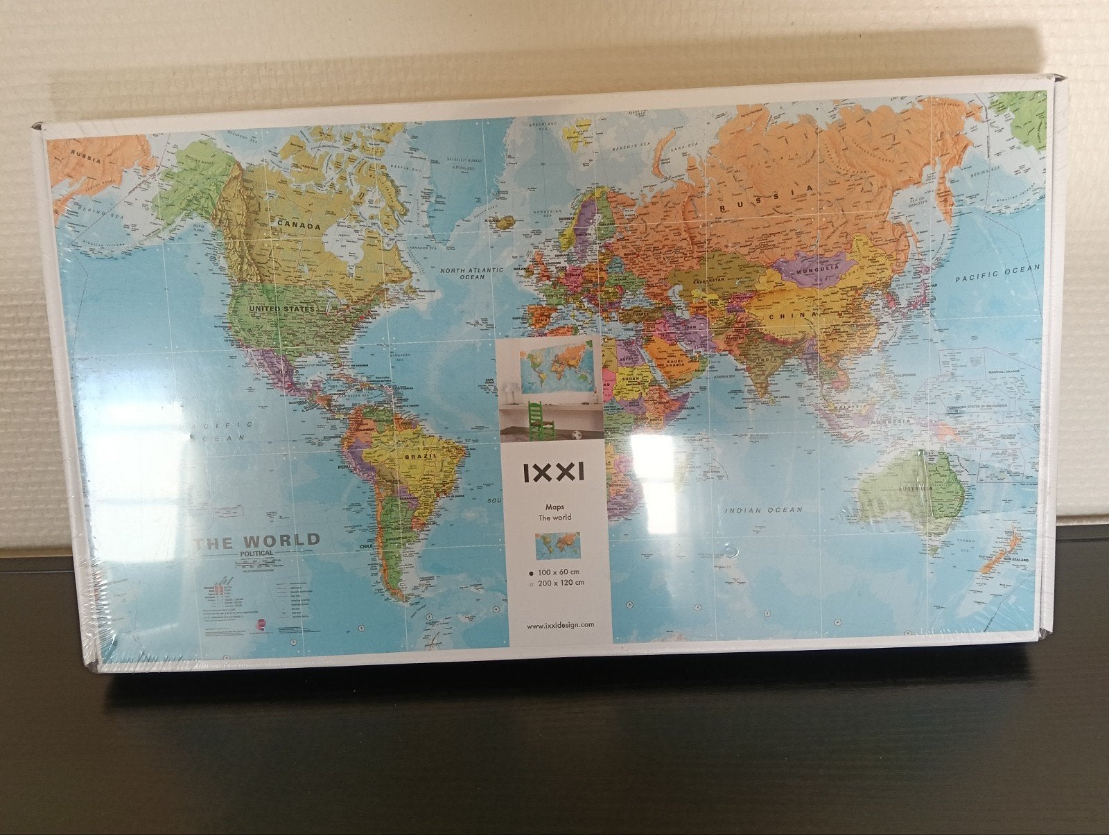 Nieuwe IXXI wereldkaart, model "The World", Ophalen of Verzenden, Nieuw