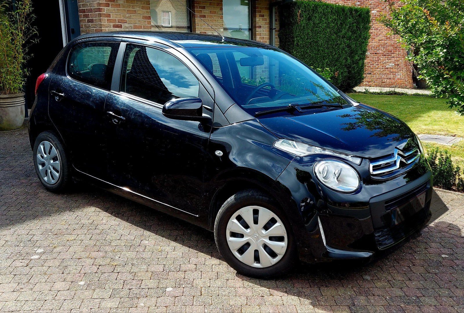 Zeer mooie Citroën C1 met weinig kilometers., Auto's, Citroën, Stof, C1, Zwart, Dealer onderhouden