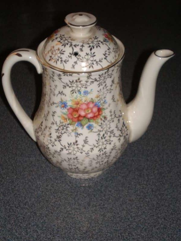 Antieke engelse koffiepot of theepot Fryer & Son, Enlèvement ou Envoi