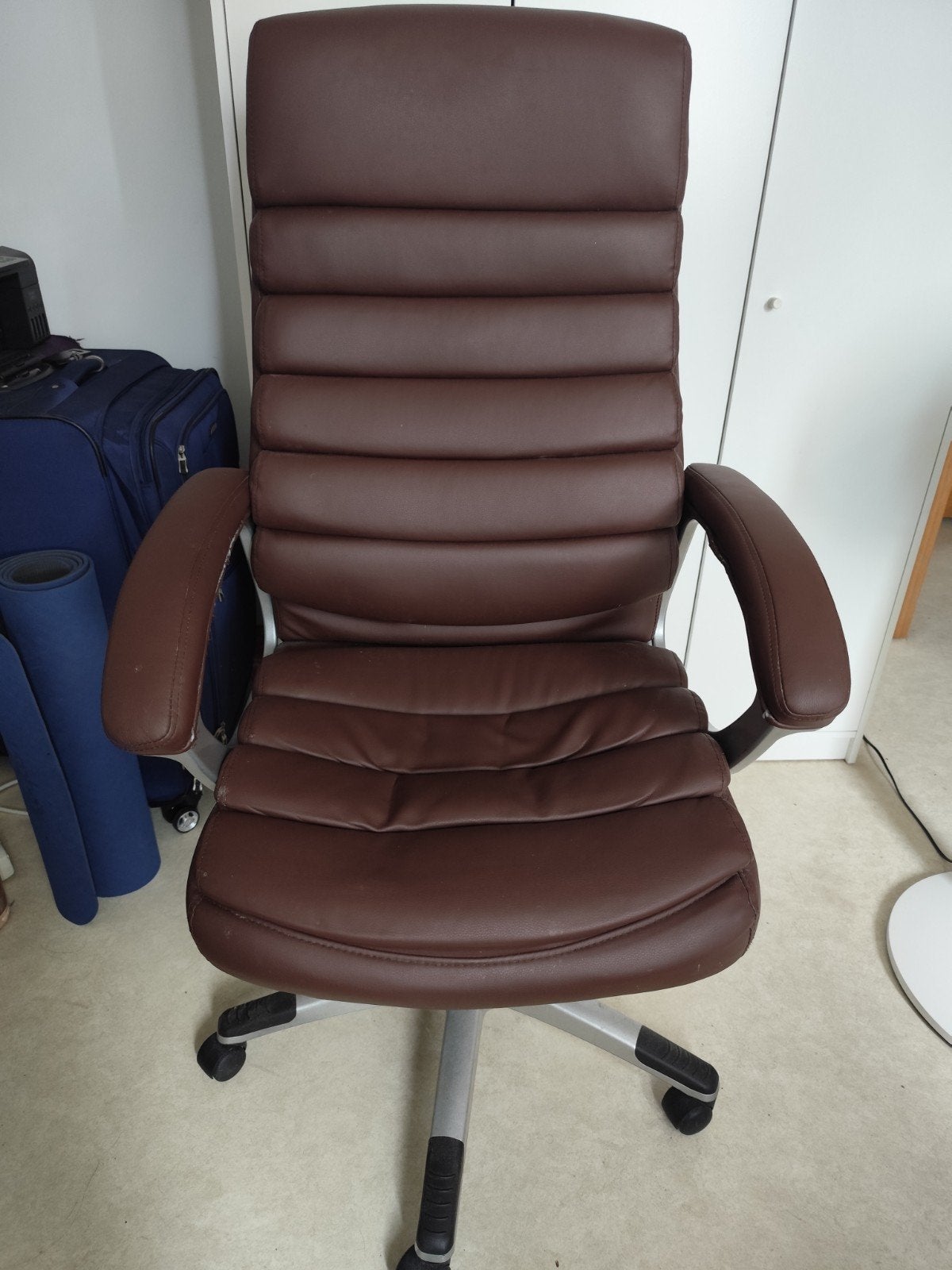 Bureaustoel bruin, Huis en Inrichting, Ophalen, Ergonomisch, Bruin, Bureaustoel