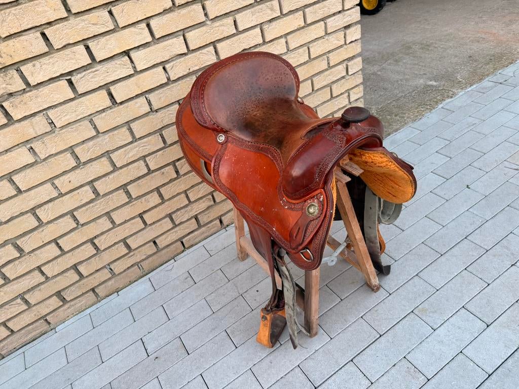 West Wood Platinum westernzadel, Dieren en Toebehoren, Ophalen, Gebruikt, Western