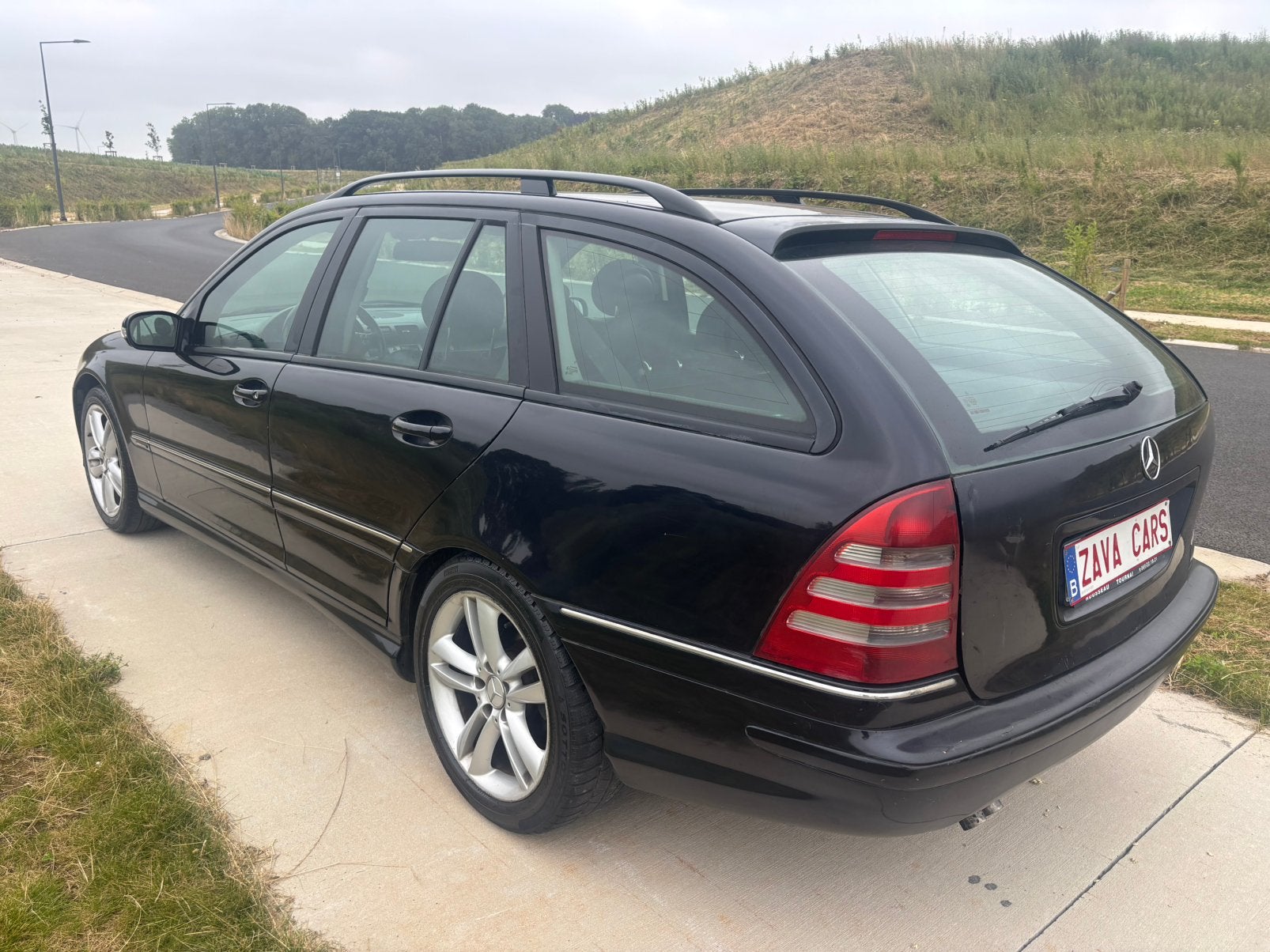 Mercedes classe C 220 CDI Breaks Avant-garde, Auto's, Mercedes-Benz, 100 kW, Zwart, 4 cilinders, Blauw