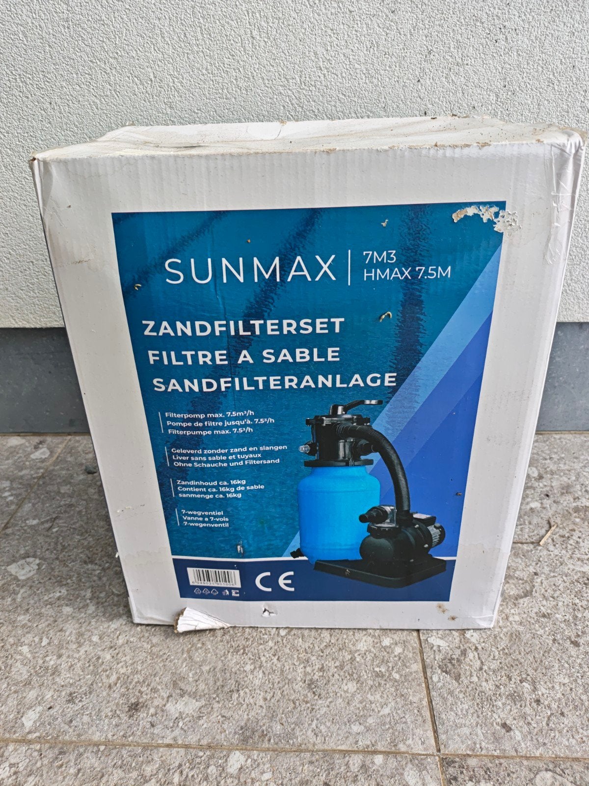 zwembad zandfilterpomp NIEUW!, Enlèvement