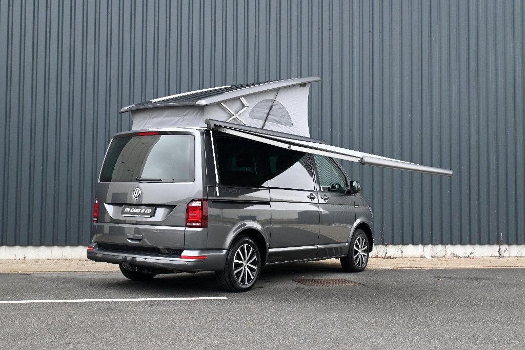 Vw California Beach LED DSG 5zit 4slaap Webasto trek ACC BTW, Automaat, Verwarmde buitenspiegels, Volkswagen, Bedrijf