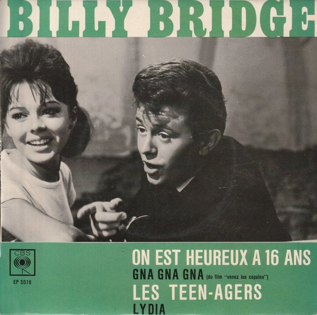 Billy Bridge - On est heureux à 16 ans + 3 andere, Gebruikt, Verzenden, 7 inch, Fotohoes