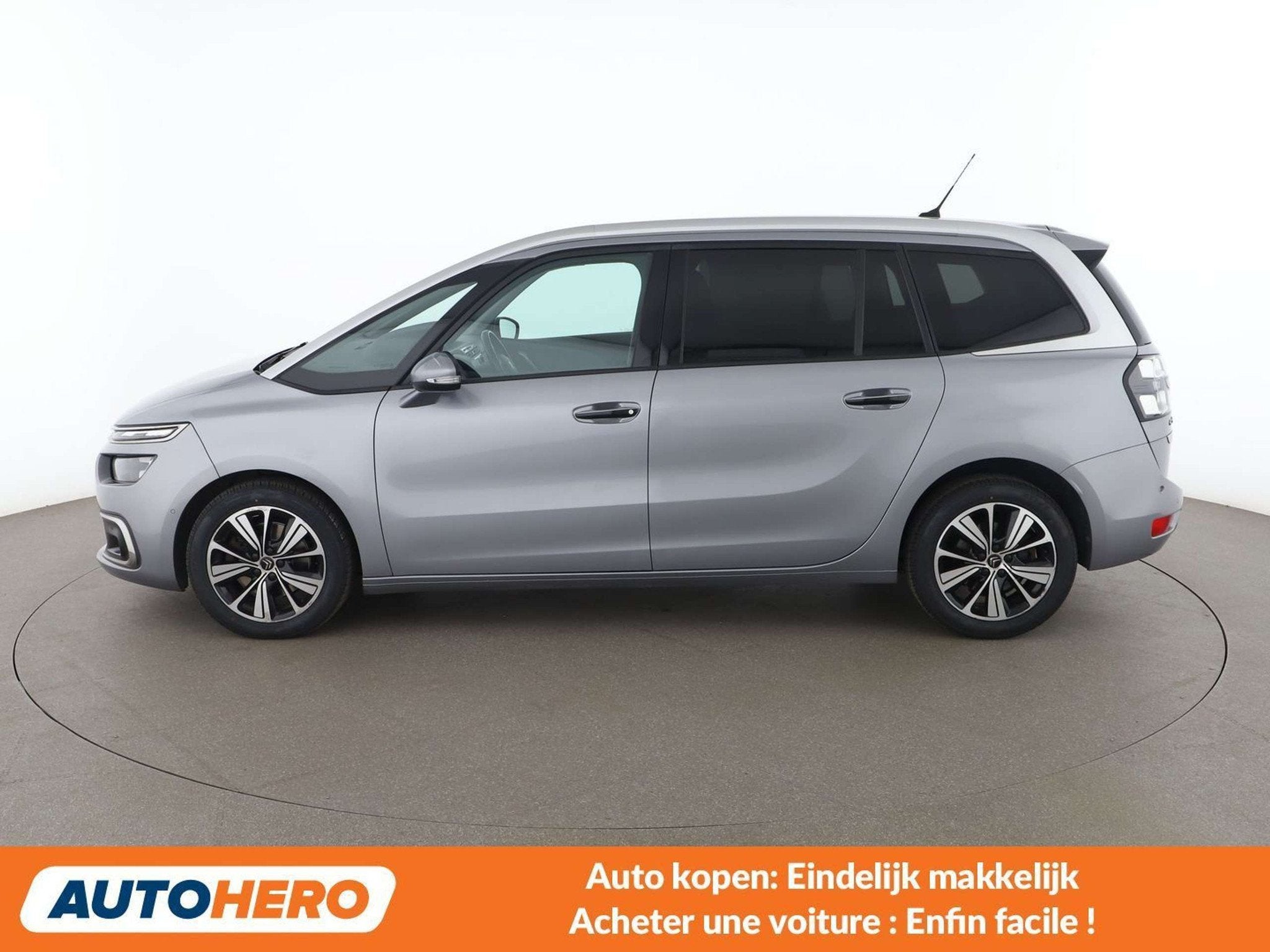 Citroën C4 Picasso 2.0 Blue-HDi Shine, Autos, Argent ou Gris, 1503 kg, 110 kW, Boîte manuelle