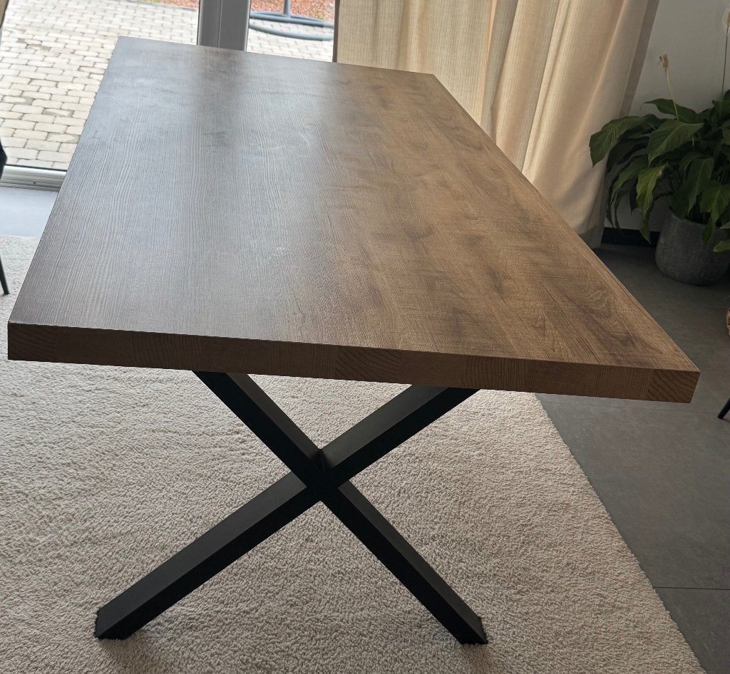Table salle à manger, Maison & Meubles, 100 à 150 cm, Enlèvement, Utilisé, Rectangulaire