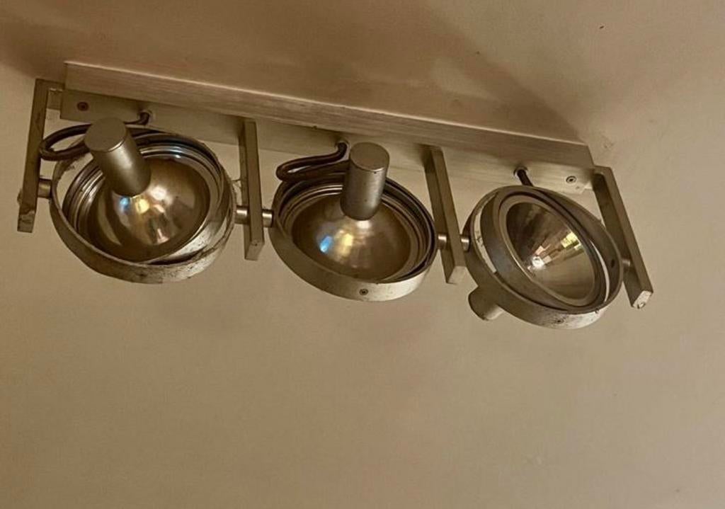 Plafond spots grijs 3-2-2, Ophalen, Gebruikt