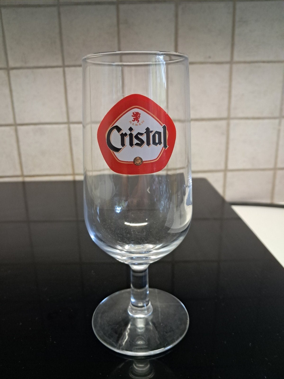 Mooi glas Cristal Alken, Verzamelen, Biermerken, Ophalen