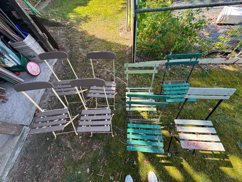 Lot 8 chaises, Enlèvement, Utilisé, Bois