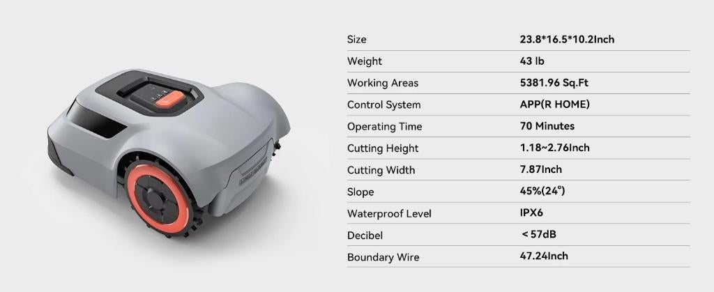 Robotmaaier - Redkey MGS1000, Ophalen of Verzenden, Nieuw, 20 tot 25 cm, Met regensensor