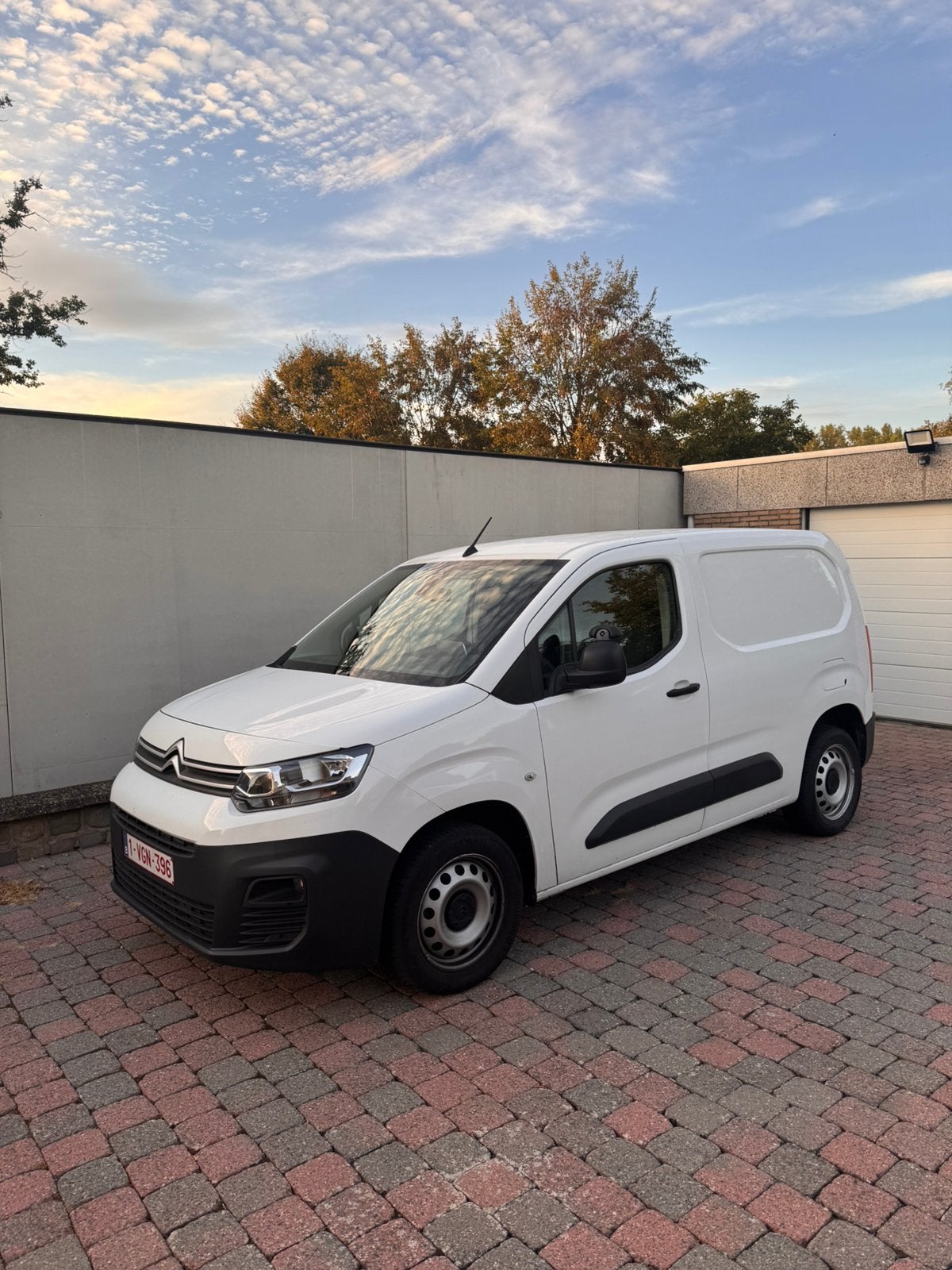Citroen Berlingo 1.5BlueHdi, Auto's, 75 kW, Stof, Euro 6, Wit