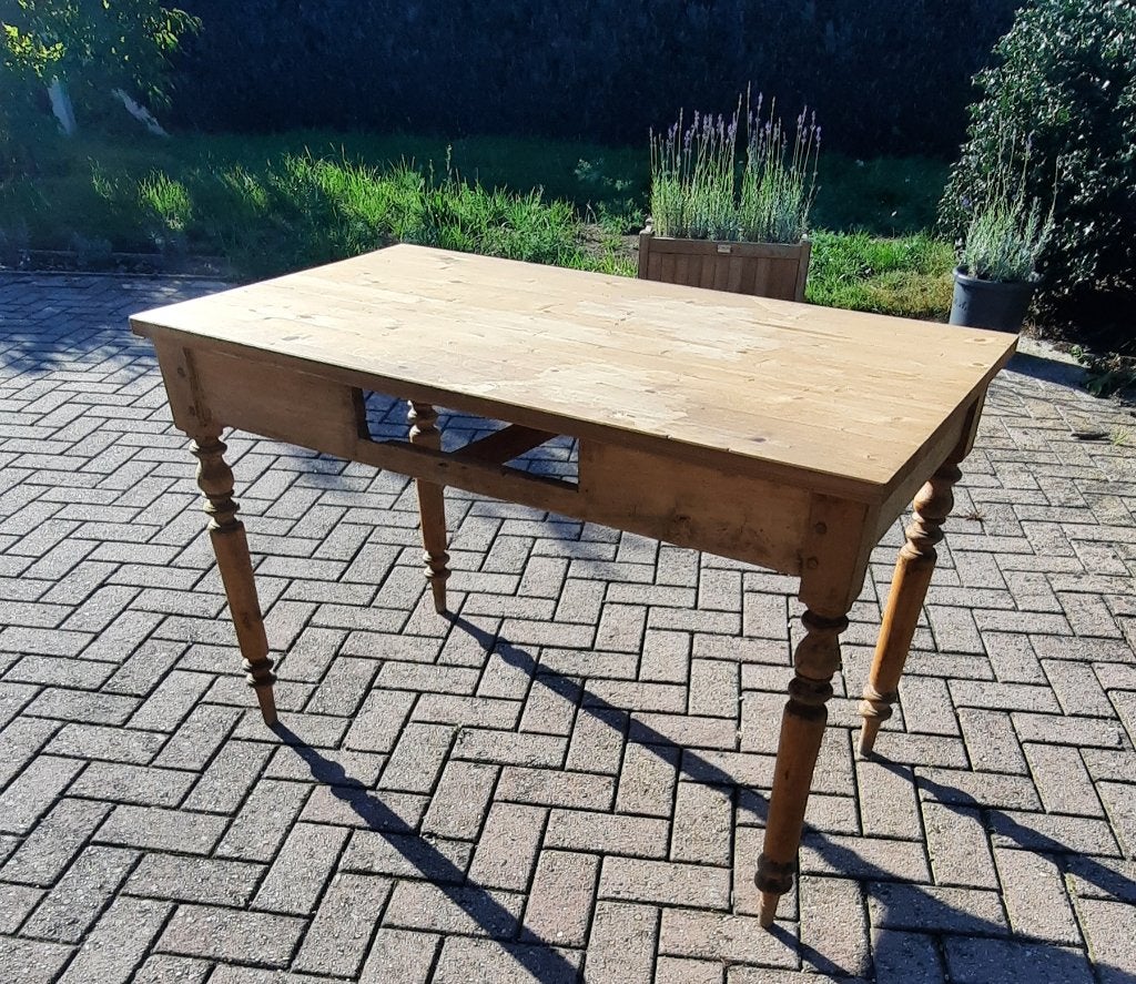 Table en pin massif, Maison & Meubles, Enlèvement, Utilisé