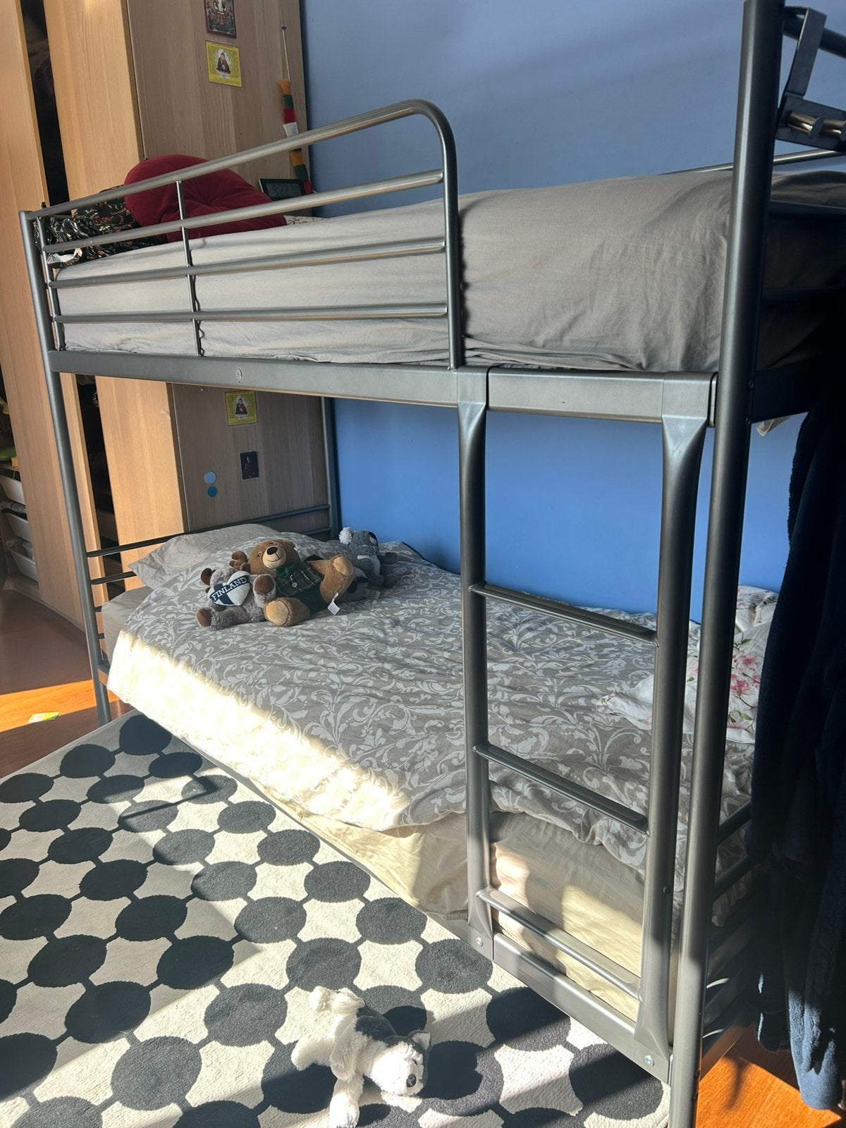 Stapelbed SVARTA Ikea, Ophalen, Zo goed als nieuw, Stapelbed