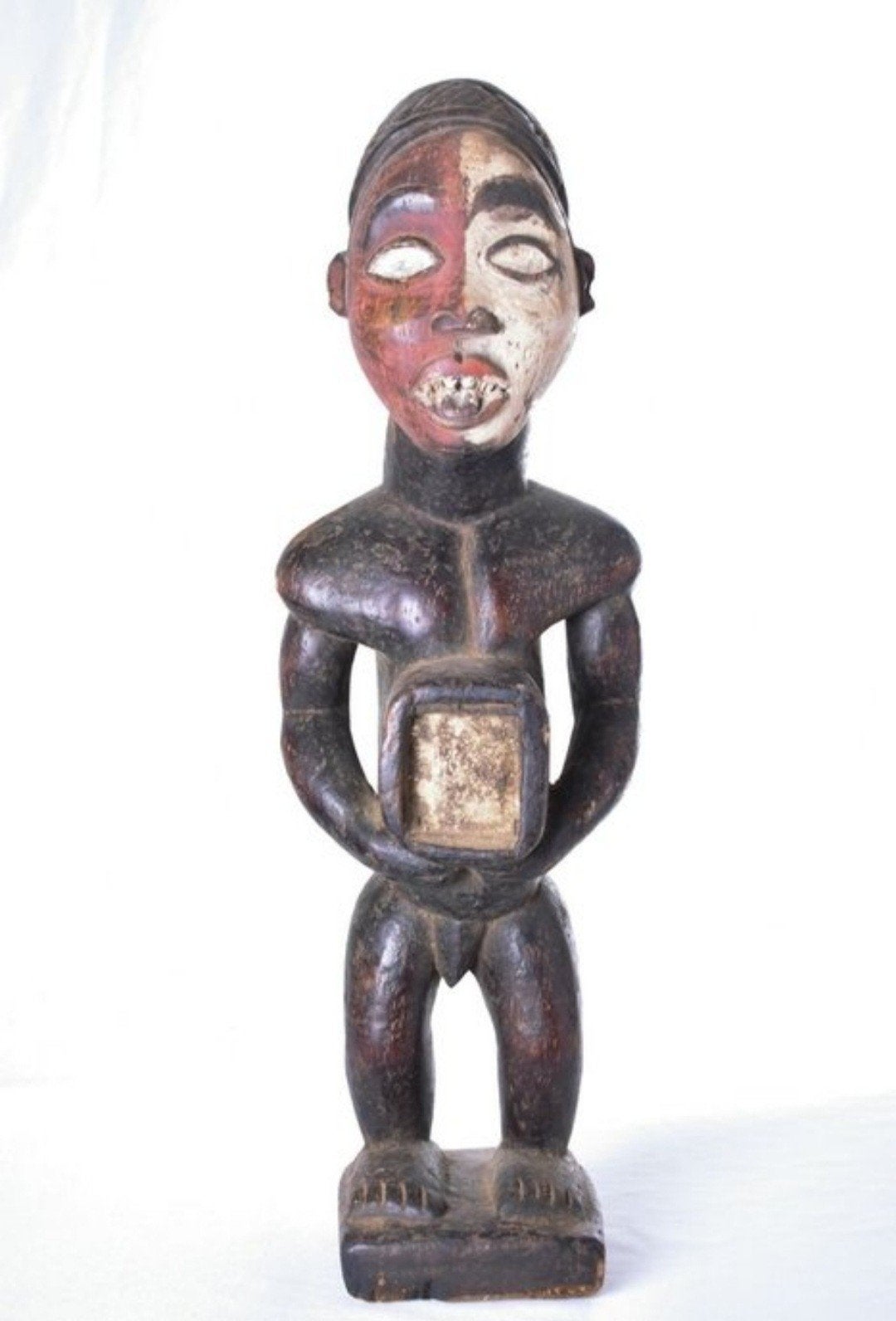 Statue africaine, Yombe, Congo, Fait main, Sculpture, Afrique, Bois