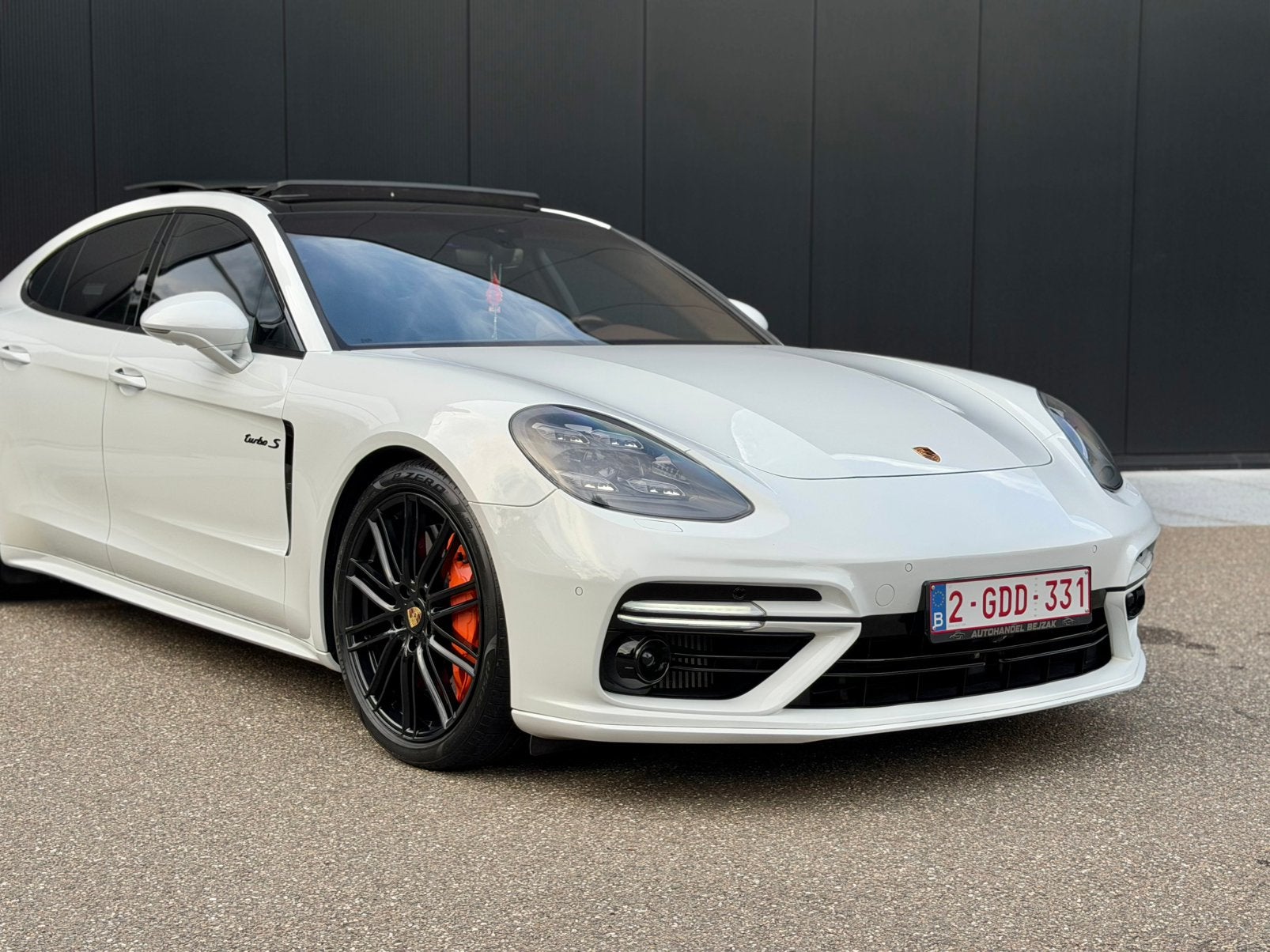 Porsche Panamera Turbo S E-Hybrid V8 4.0i 680PK Full Optie, Auto's, Porsche, Automaat, Euro 6, Bruin, Alcantara