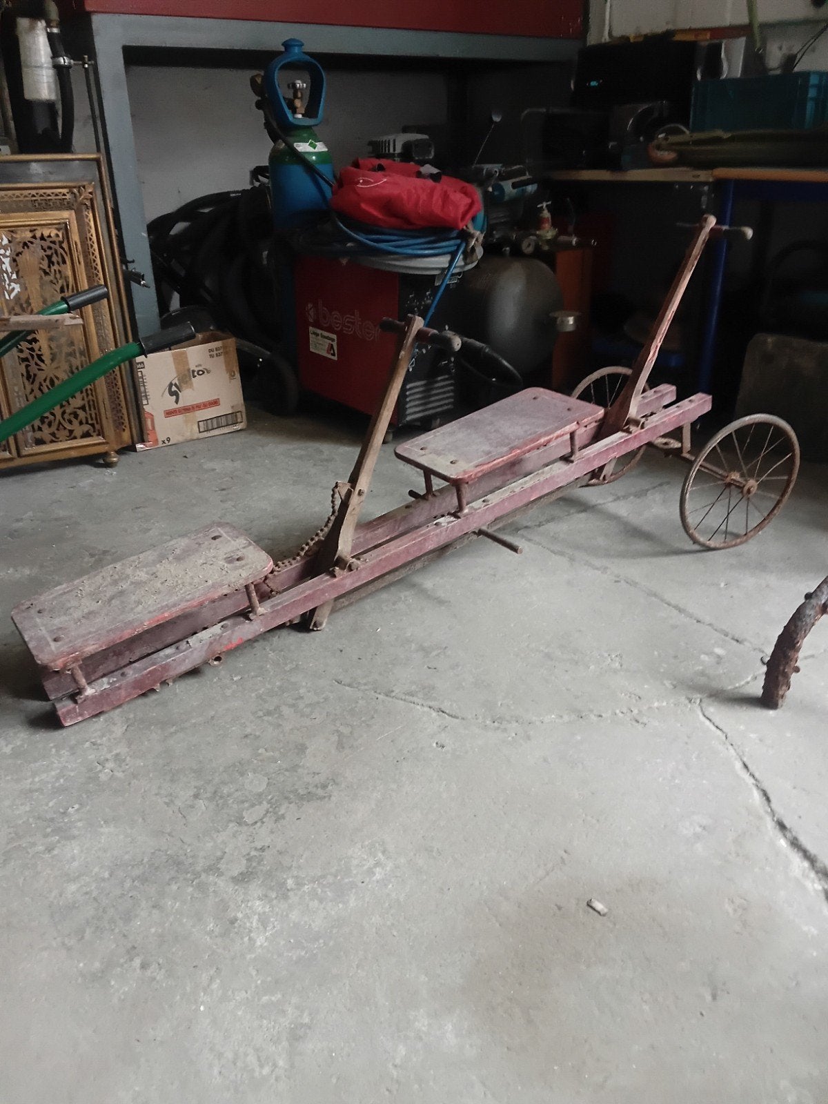 Incomplet pour collectioneneur voir expert Trottinette, Antiek en Kunst, Antiek | Speelgoed, Ophalen of Verzenden