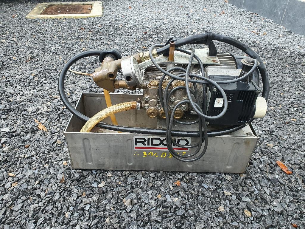 RIDGID testpomp 230v  Test alle installatietypes, zoals, Ophalen, Gebruikt